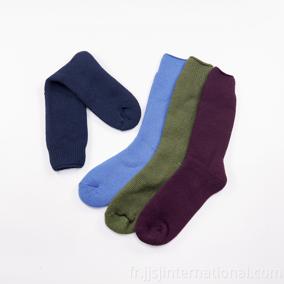 autumn and winter fleece thickened cotton socks